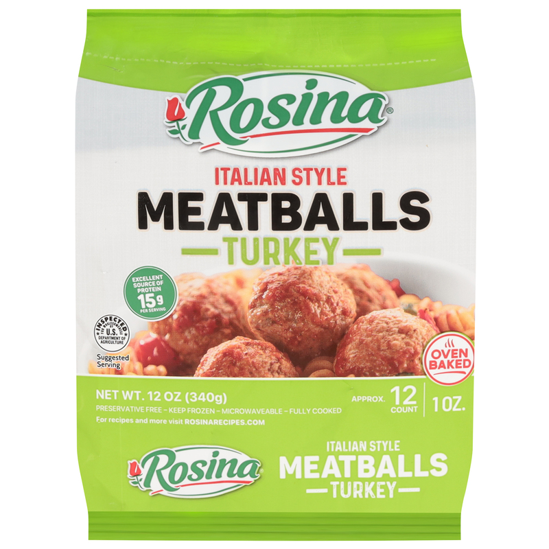 Rosina Italian Style Turkey Meatballs | Giant Eagle | Because It