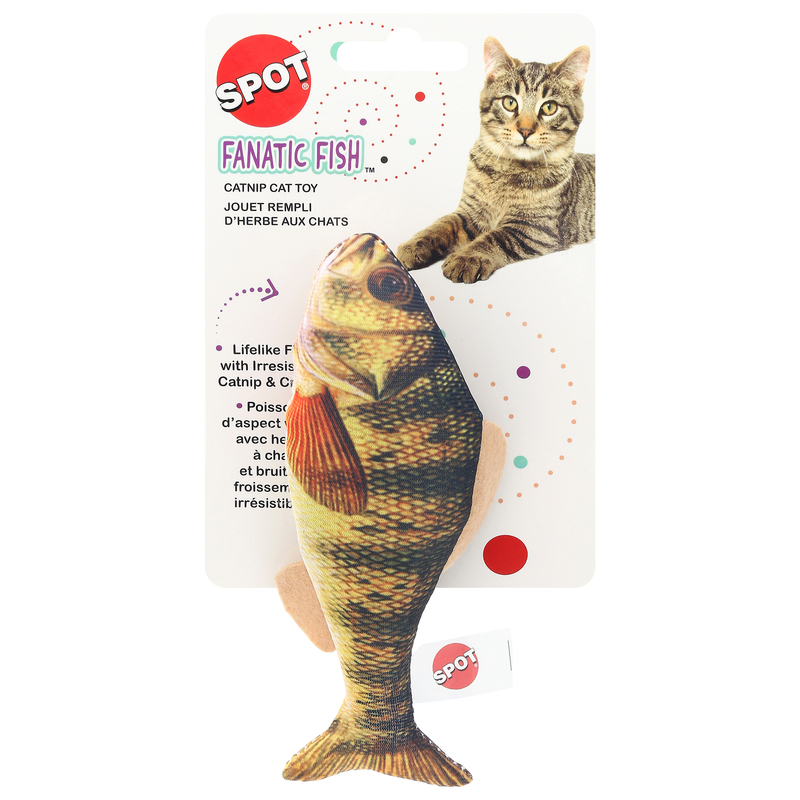 Spot Cat Toy, Catnip, Fanatic Fish | Giant Eagle | Because It