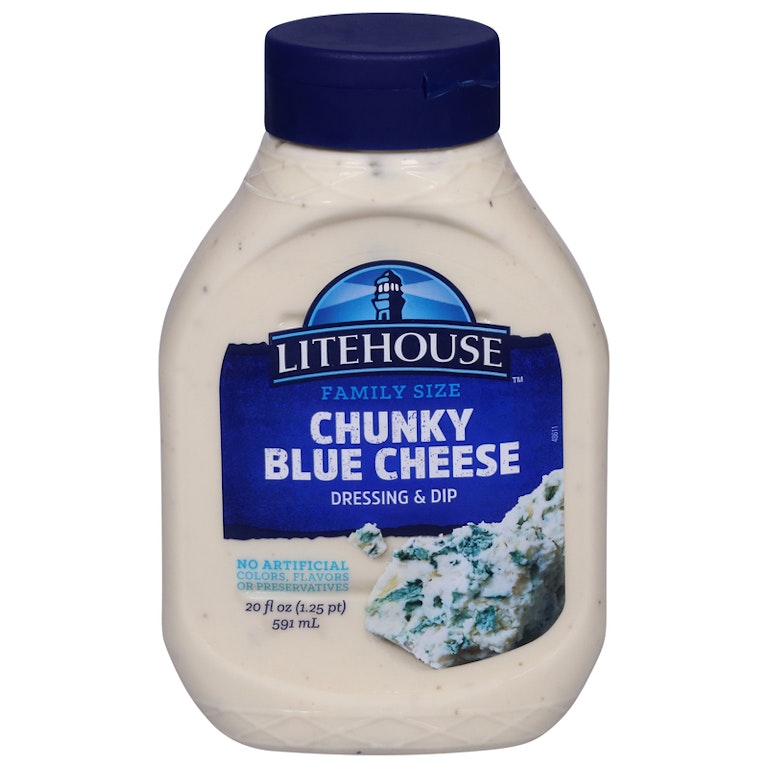 Litehouse Dressing & Dip, Chunky Blue Cheese, Family Size | Giant Eagle | Because It Matters | Grocery Store & Pharmacy Litehouse Dressing & Dip, Chunky Blue Cheese, Family Size | Giant Eagle | Because It Matters | Grocery Store & Pharmacy