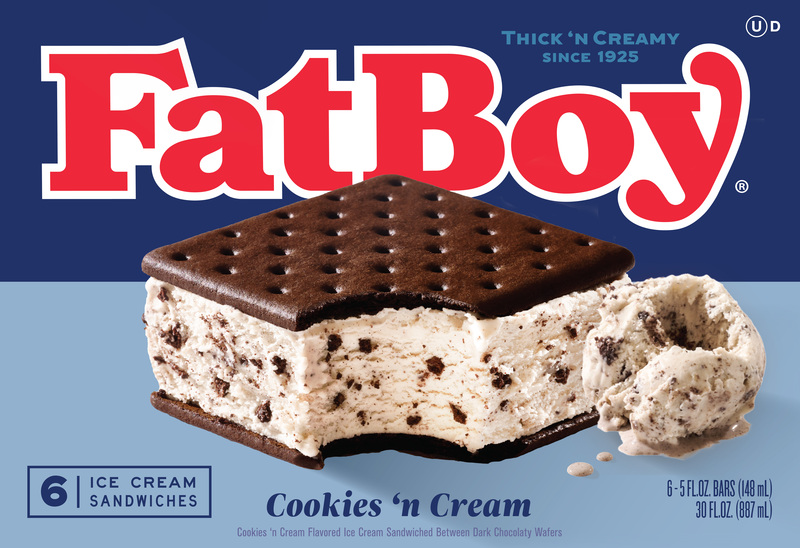 FatBoy Ice Cream Sandwich Cookies 'n Cream - 6 CT | Giant Eagle