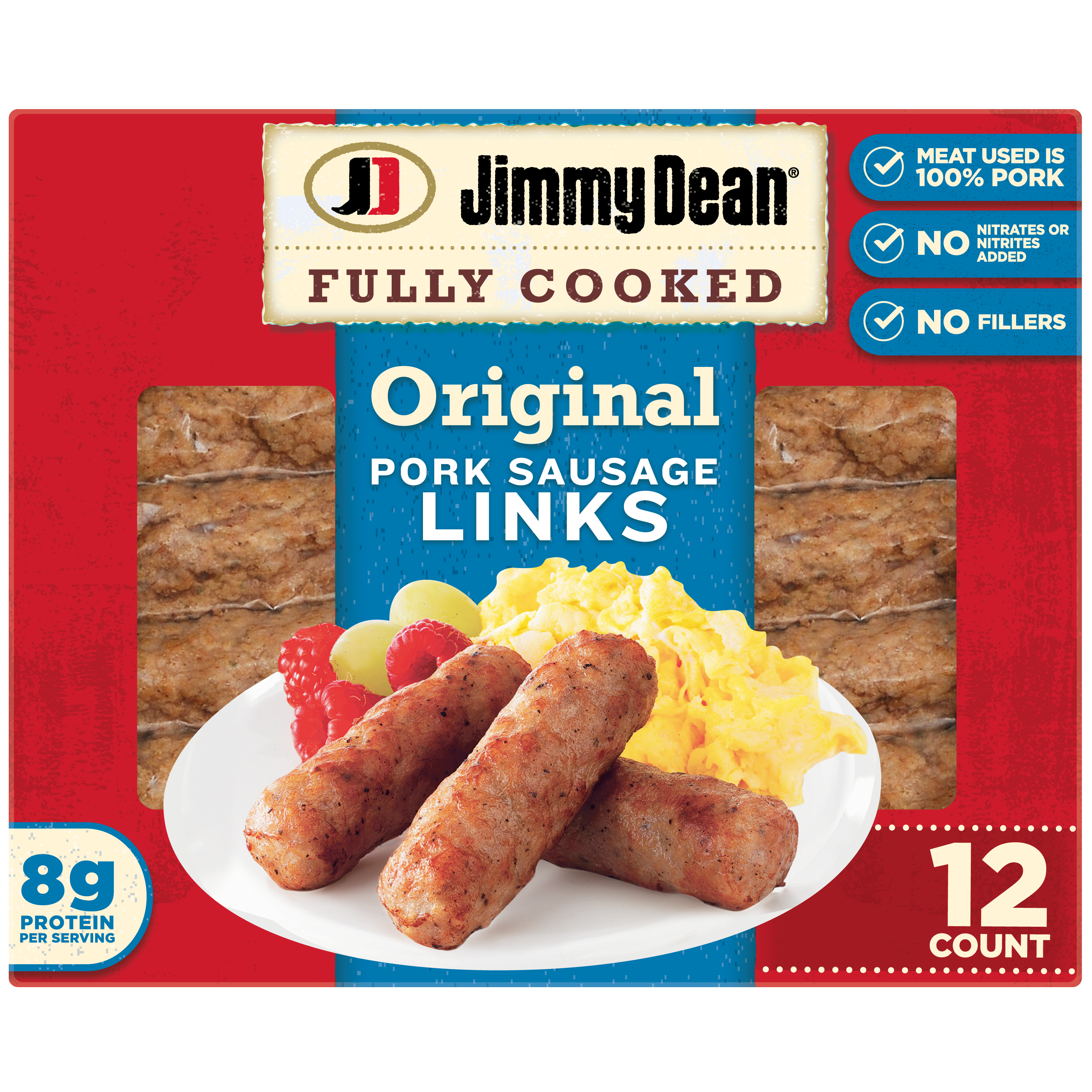 Jimmy Dean® Fully Cooked Original Pork Breakfast Sausage