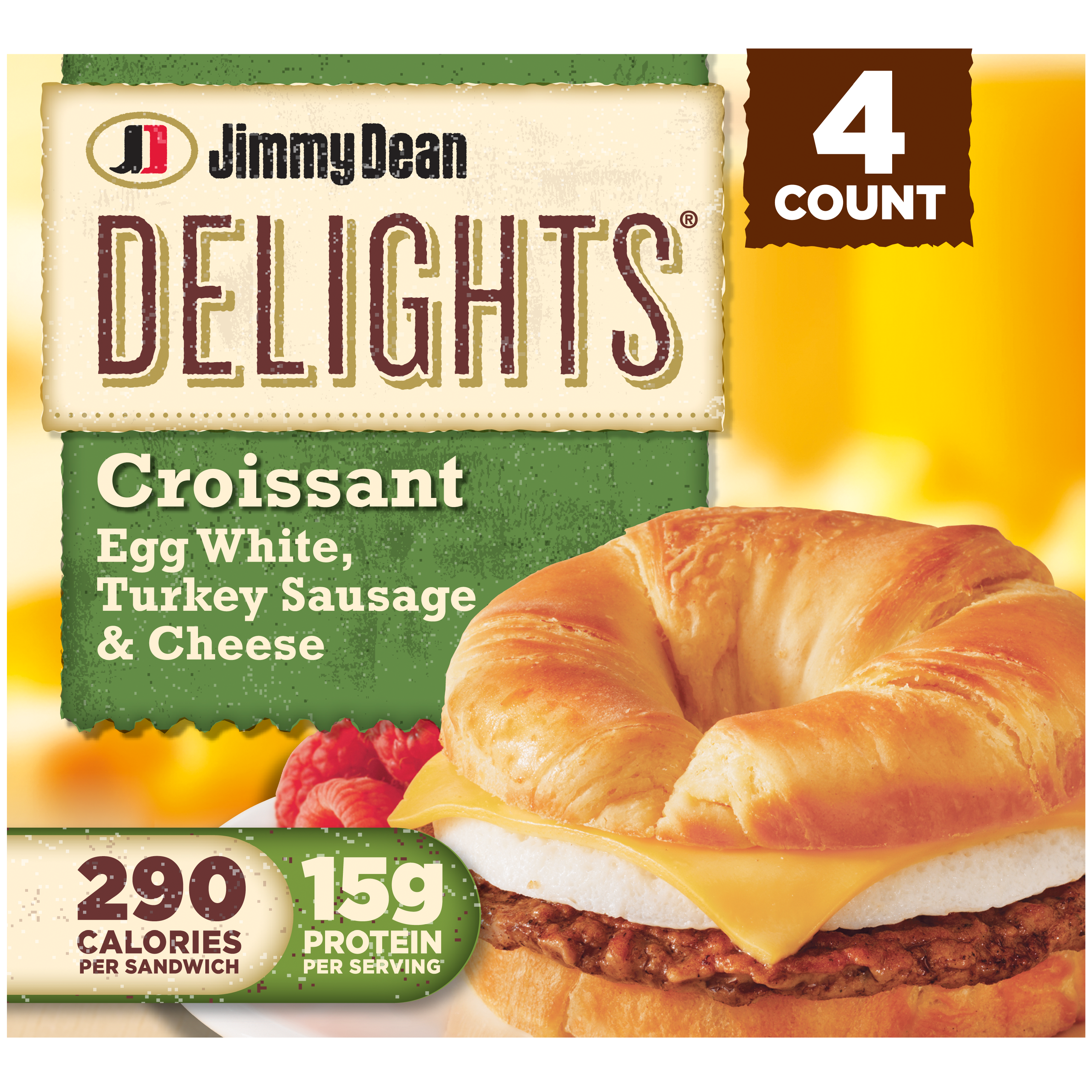Jimmy Dean Delights Turkey Sausage Egg White & Cheese Croissant