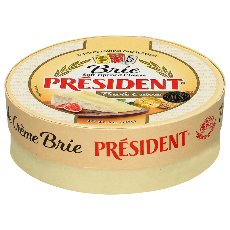 President Brie Soft-Ripened Triple Creme Cheese | Giant Eagle