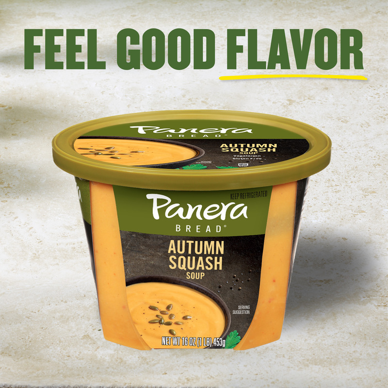 Panera Bread Autumn Squash Soup, 32 OZ Soup Cup (Gluten Free
