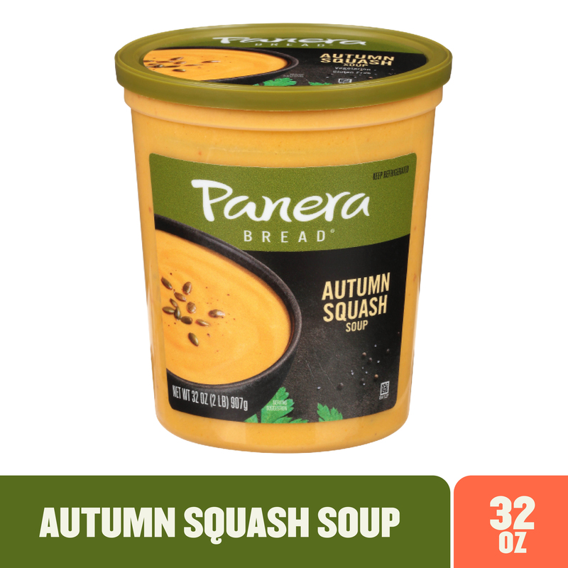 Panera Bread Autumn Squash Soup, 32 OZ Soup Cup (Gluten Free