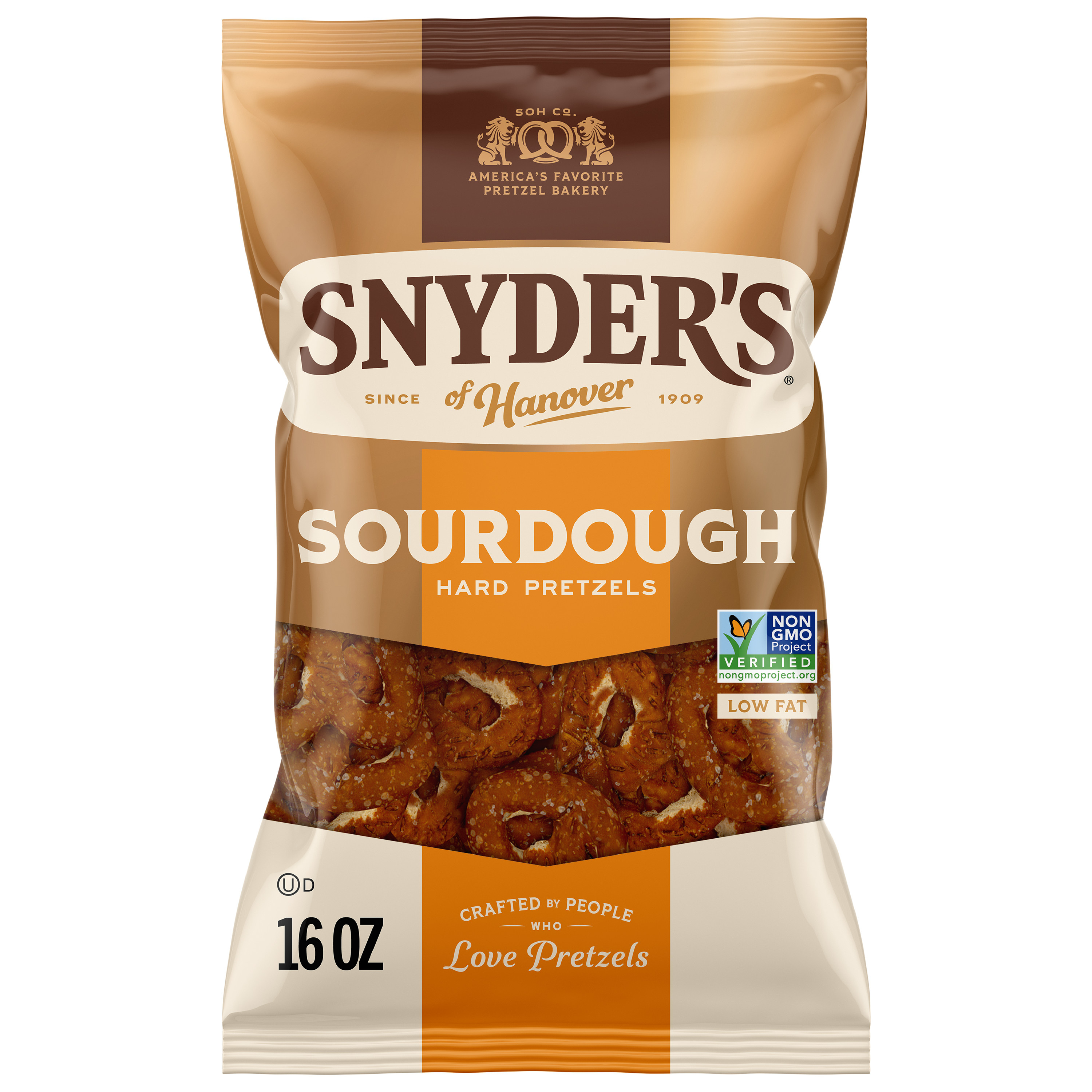 Snyder's of Hanover Sourdough Hard Pretzels, 16 Oz Bag | Giant