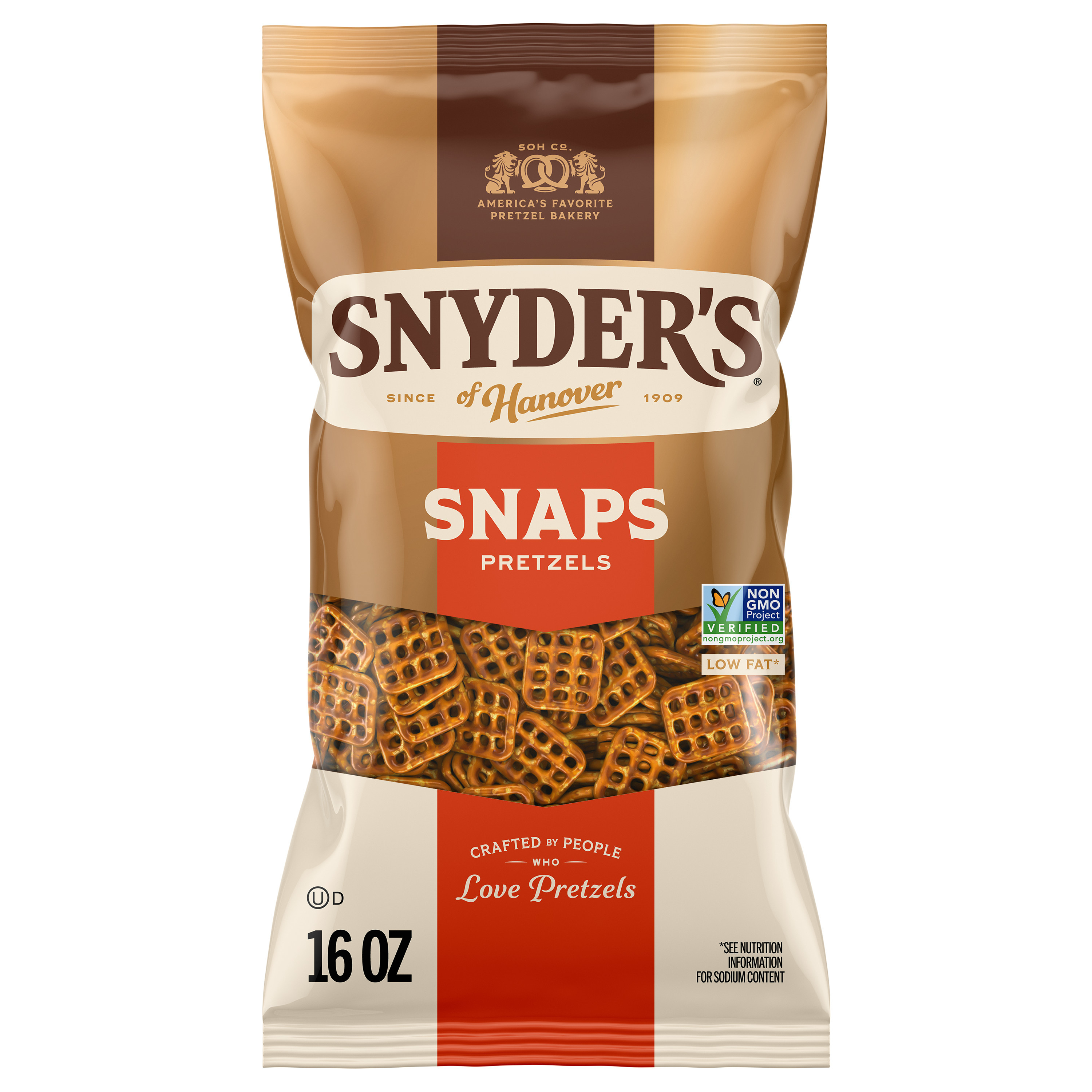 Snyder's of Hanover Snaps Pretzels, 16 Oz Bag | Giant Eagle