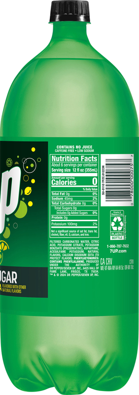 7UP Zero Sugar Lemon Lime Soda, 2 L bottle | Giant Eagle | Because