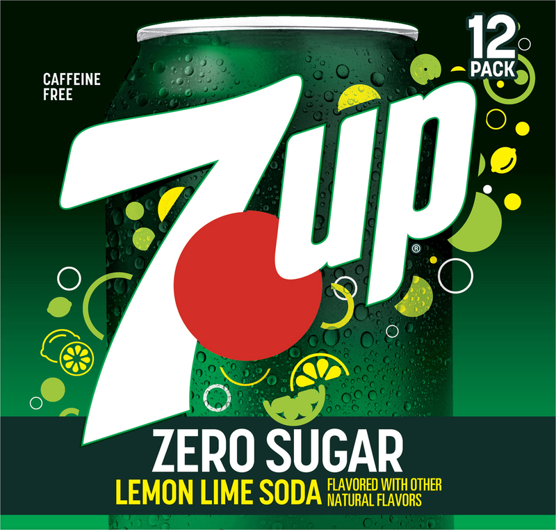 7UP Zero Sugar Lemon Lime Soda, 12 fl oz cans, 12 pack | Giant