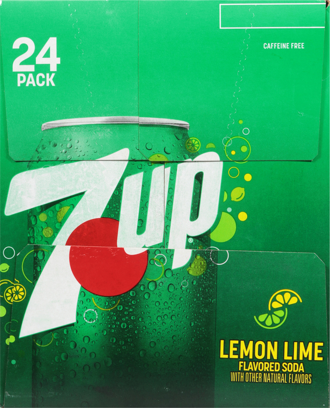 7UP Lemon Lime Soda, 12 fl oz cans, 24 pack | Giant Eagle
