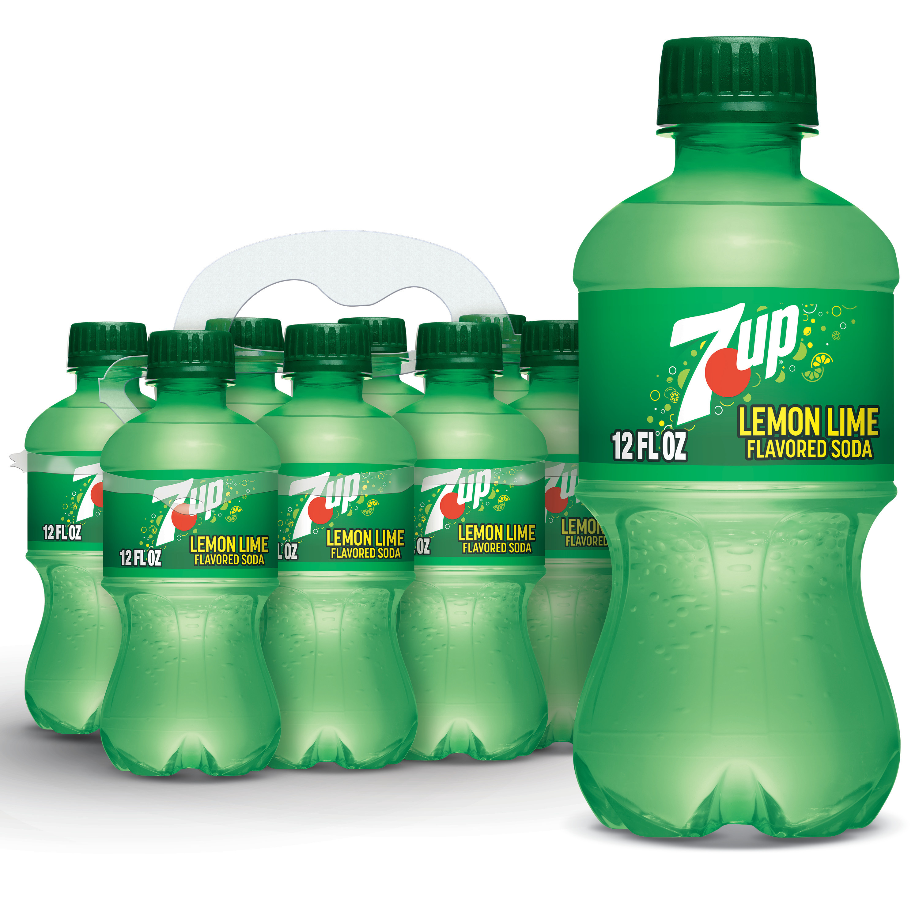スポドリ 7UP Lemon Lime Soda, 12 fl oz bottles, 8 pack | Giant Eagle