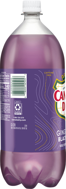 Canada Dry Blackberry Ginger Ale Soda, 2 L bottle | Giant Eagle