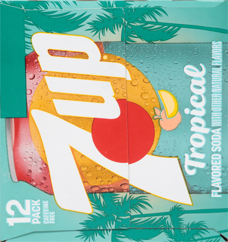 7UP Tropical Soda, 12 fl oz cans, 12 pack | Giant Eagle | Because