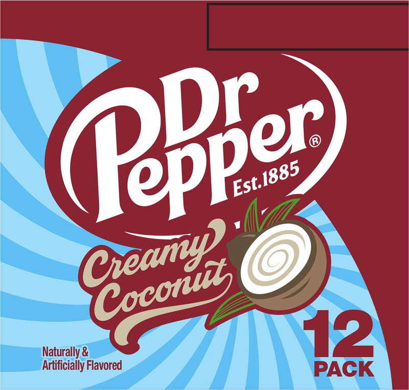 Dr Pepper Creamy Coconut Soda, 12 fl oz cans, 12 Pack | Giant
