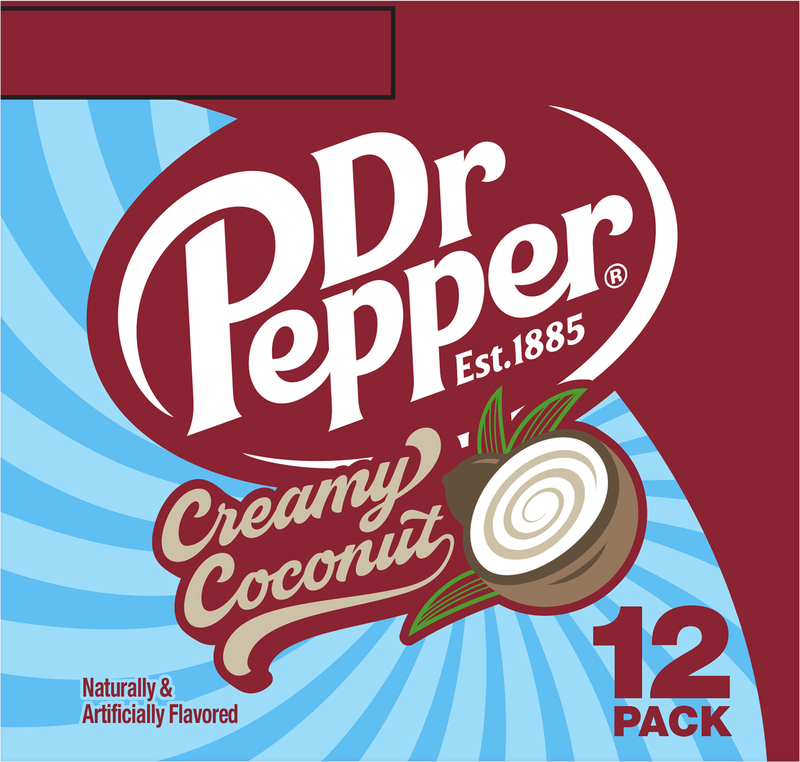 Dr Pepper Creamy Coconut Soda, 12 fl oz cans, 12 Pack | Giant