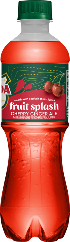 Canada Dry Fruit Splash Cherry Ginger Ale Soda, 20 fl oz bottle