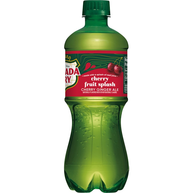 Canada Dry Fruit Splash Cherry Ginger Ale Soda, 20 fl oz bottle Canada Dry Fruit Splash Cherry Ginger Ale Soda, 20 fl oz bottle