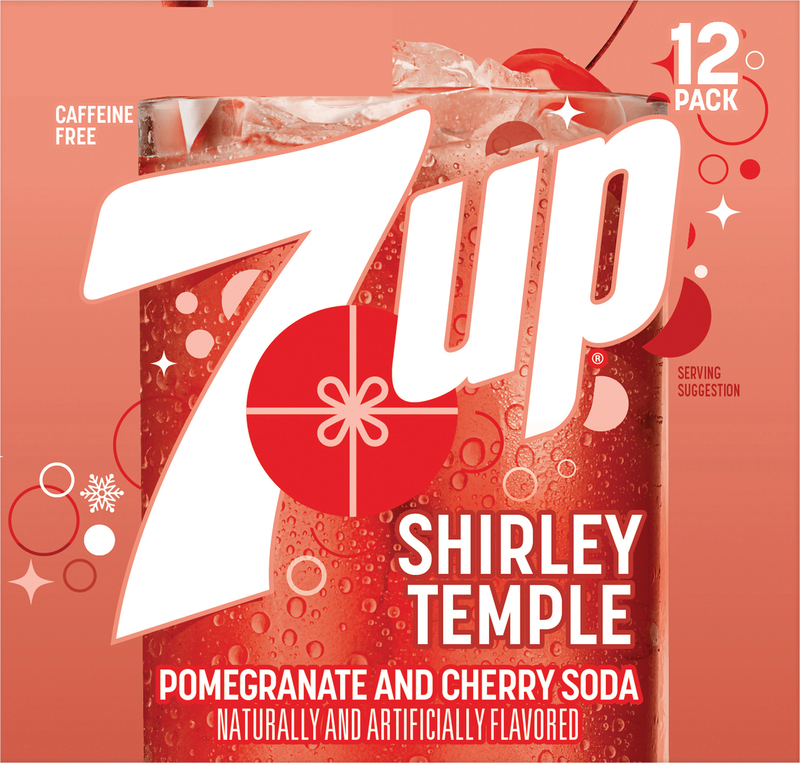 7-UP Soda, Shirley Temple, Pomegranate and Cherry, 12 Pack | Giant