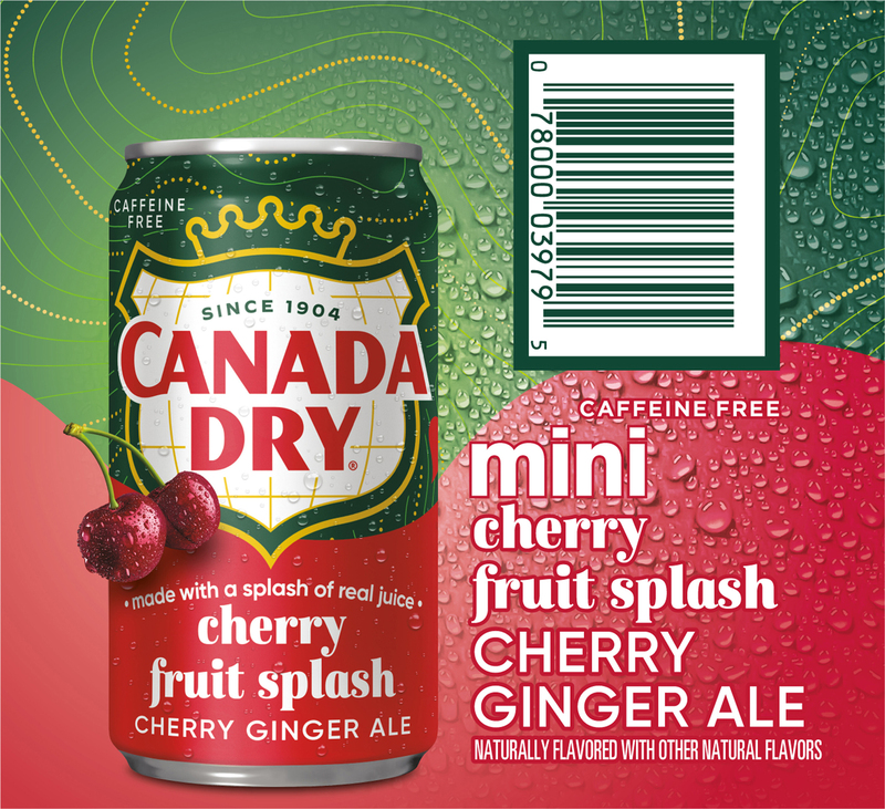 Canada Dry Cherry Fruit Splash Mini Ginger Ale | Giant Eagle