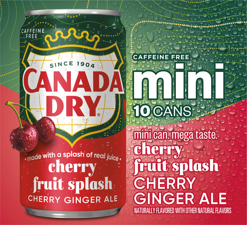 Canada Dry Cherry Fruit Splash Mini Ginger Ale | Giant Eagle