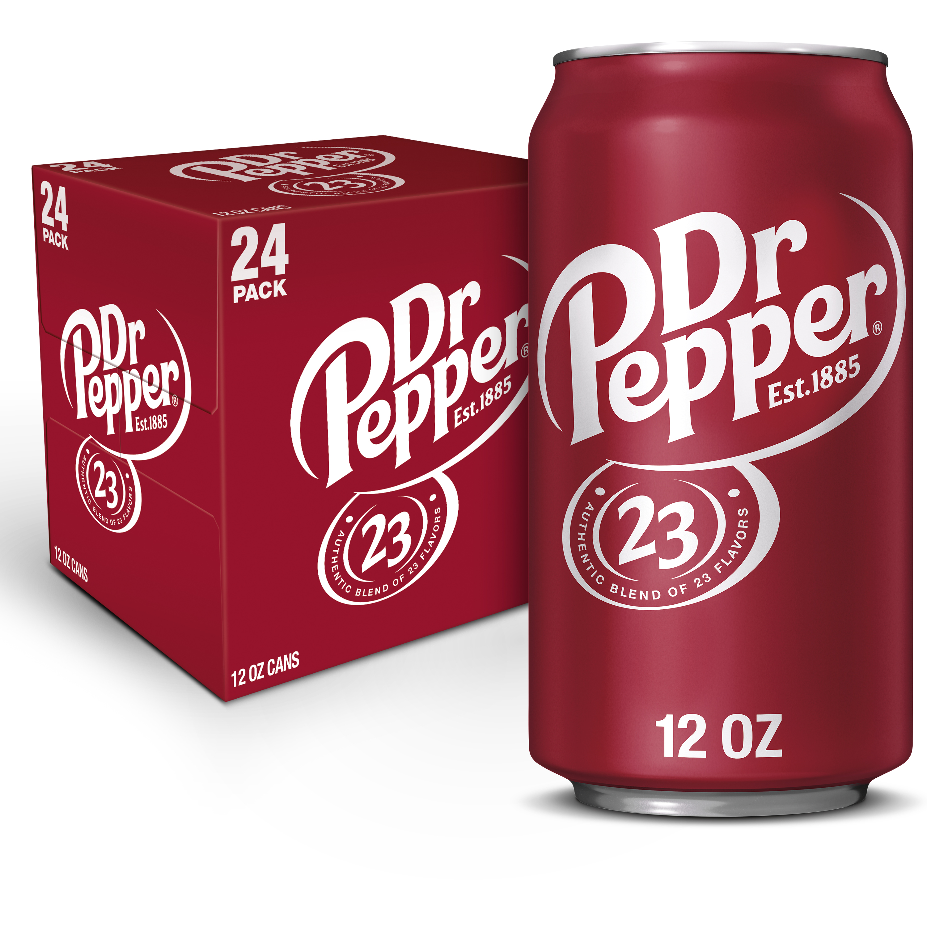 Dr Pepper Soda, 12 fl oz cans, 24 pack | Giant Eagle | Because It