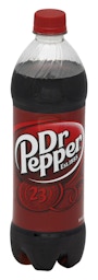 Dr Pepper Soda, .5 L bottles, 6 pack