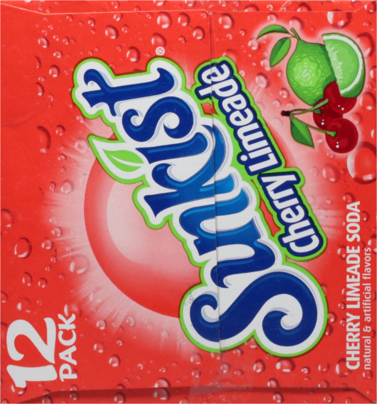 Sunkist Cherry Limeade Soda, 12 Fl Oz Cans, 12 Pack | Giant Eagle