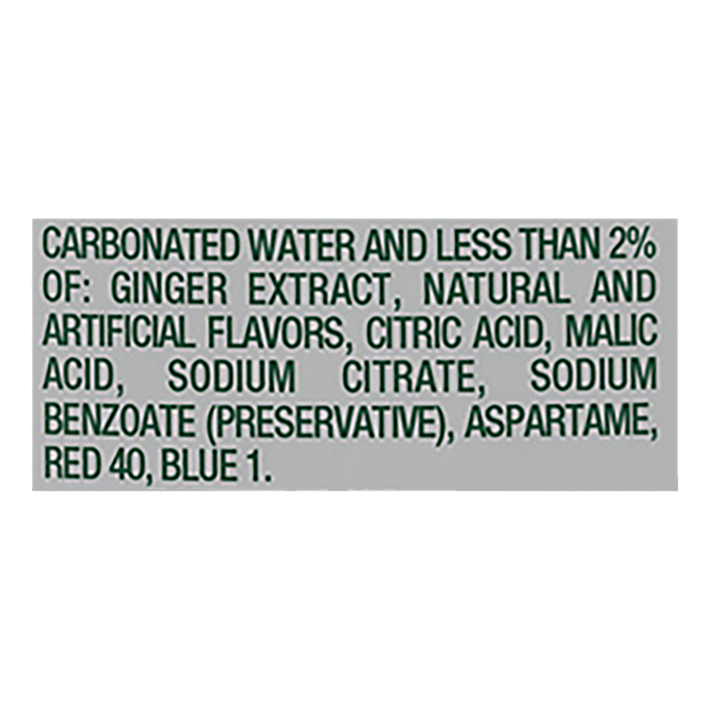 Canada Dry Zero Sugar Cranberry Ginger Ale Soda, 2 L bottle