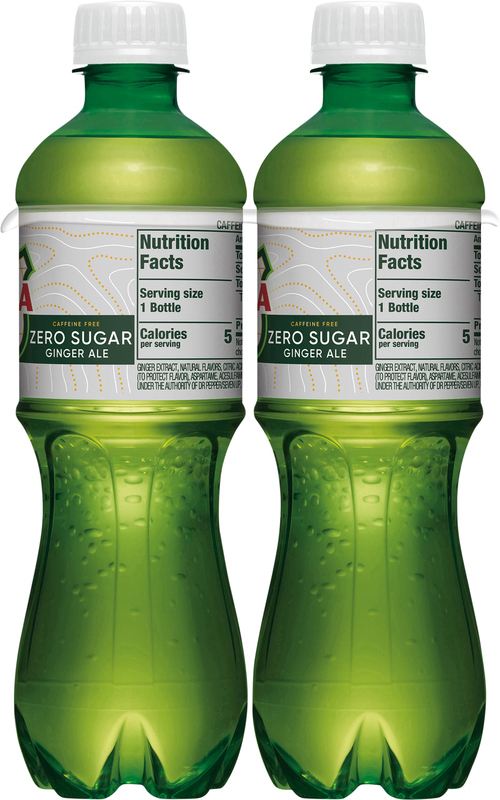 Canada Dry Zero Sugar Ginger Ale Soda, .5 L bottles, 6 pack
