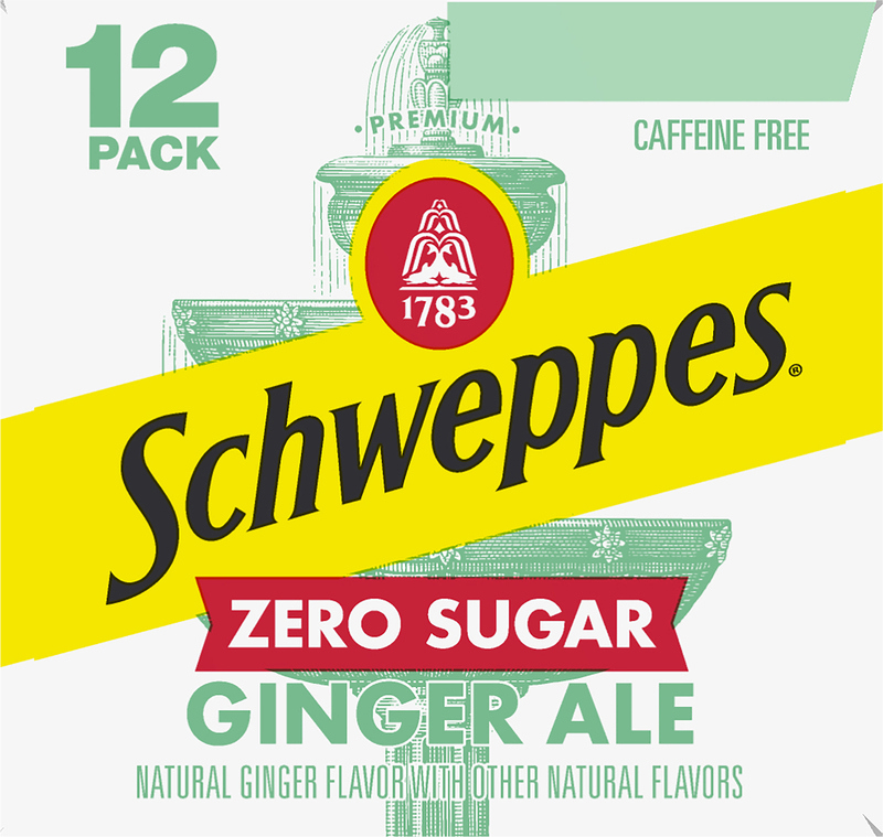 Schweppes Ginger Ale, Zero Sugar, 12 Pack | Giant Eagle | Because