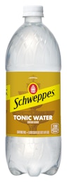 Schweppes Slimline Tonic Water Bottle, 1 Litre