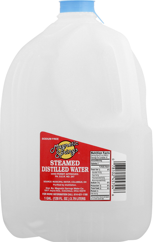 Magnetic Springs Water, Steamed, Distilled | Giant Eagle | Because