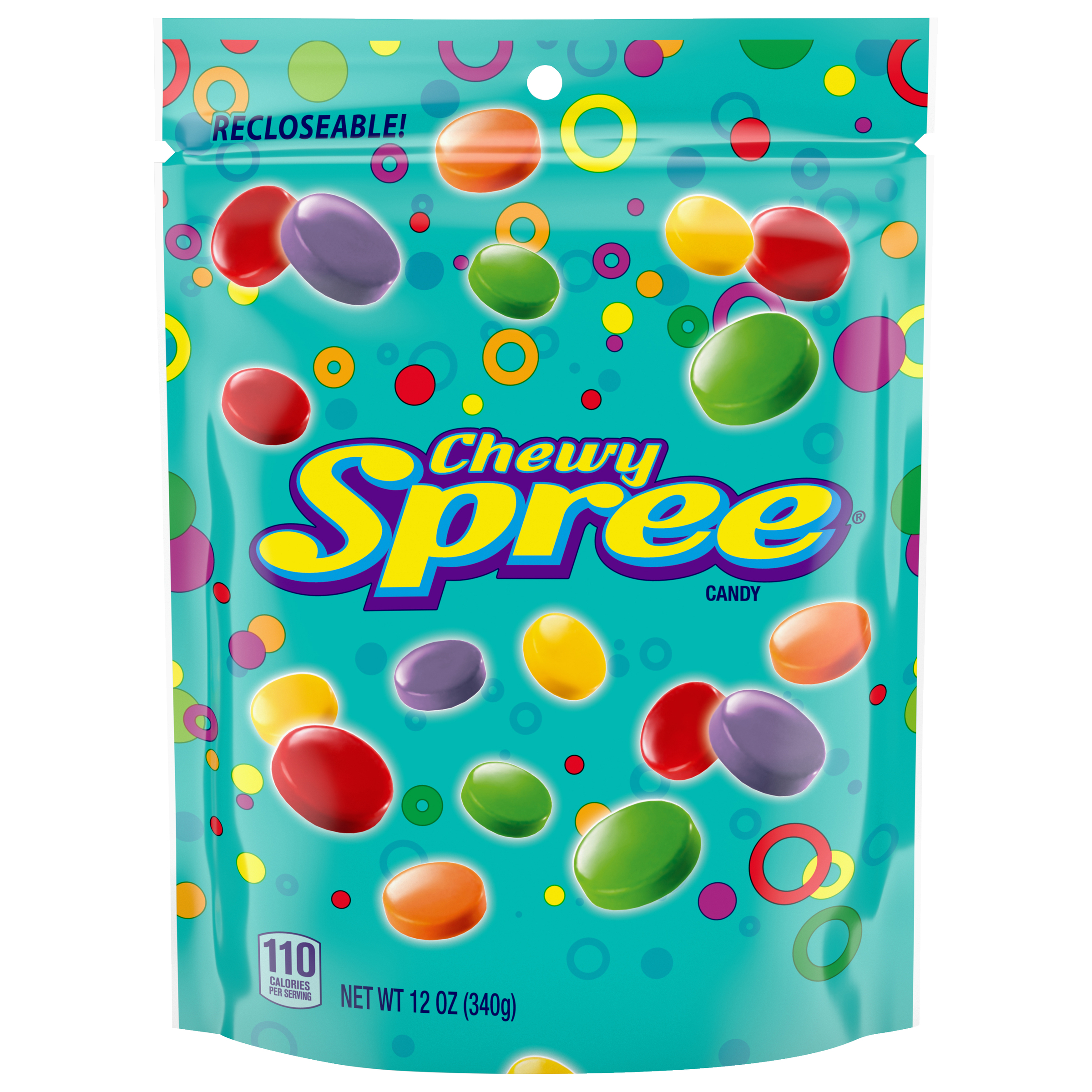 sweet Wonka Spree Original Hard Candy, Resealable Bag, 12 Ounce