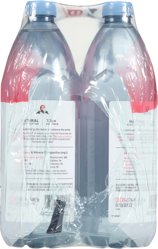 evian Natural Spring Water, 1 L bottles, 6 pack | Giant Eagle