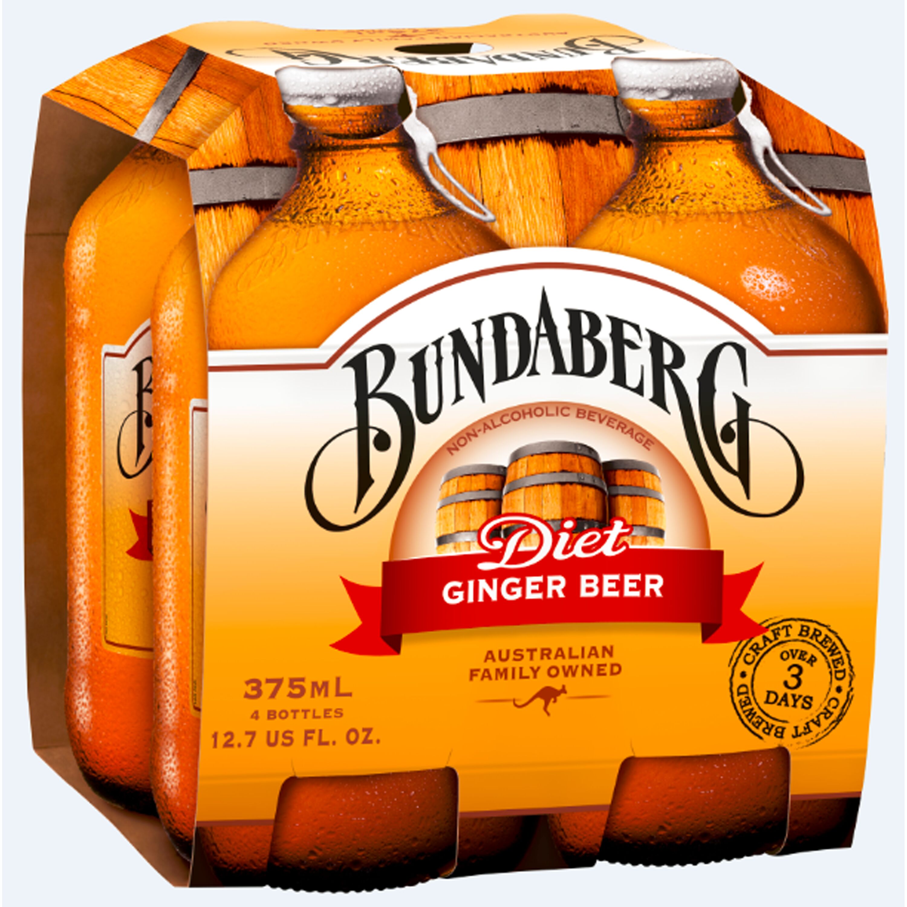 Bundaberg Diet Ginger Beer 12.7 Fl Oz 4 Count Bottles | Giant