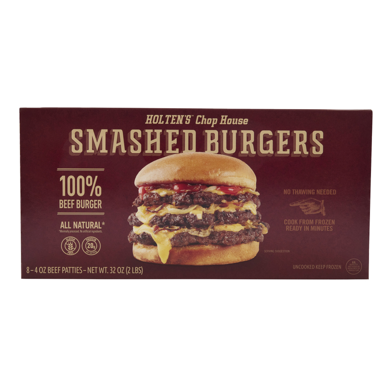 CHOPHOUSE Holten Chop House Smashed Burgers Frozen Beef Patties