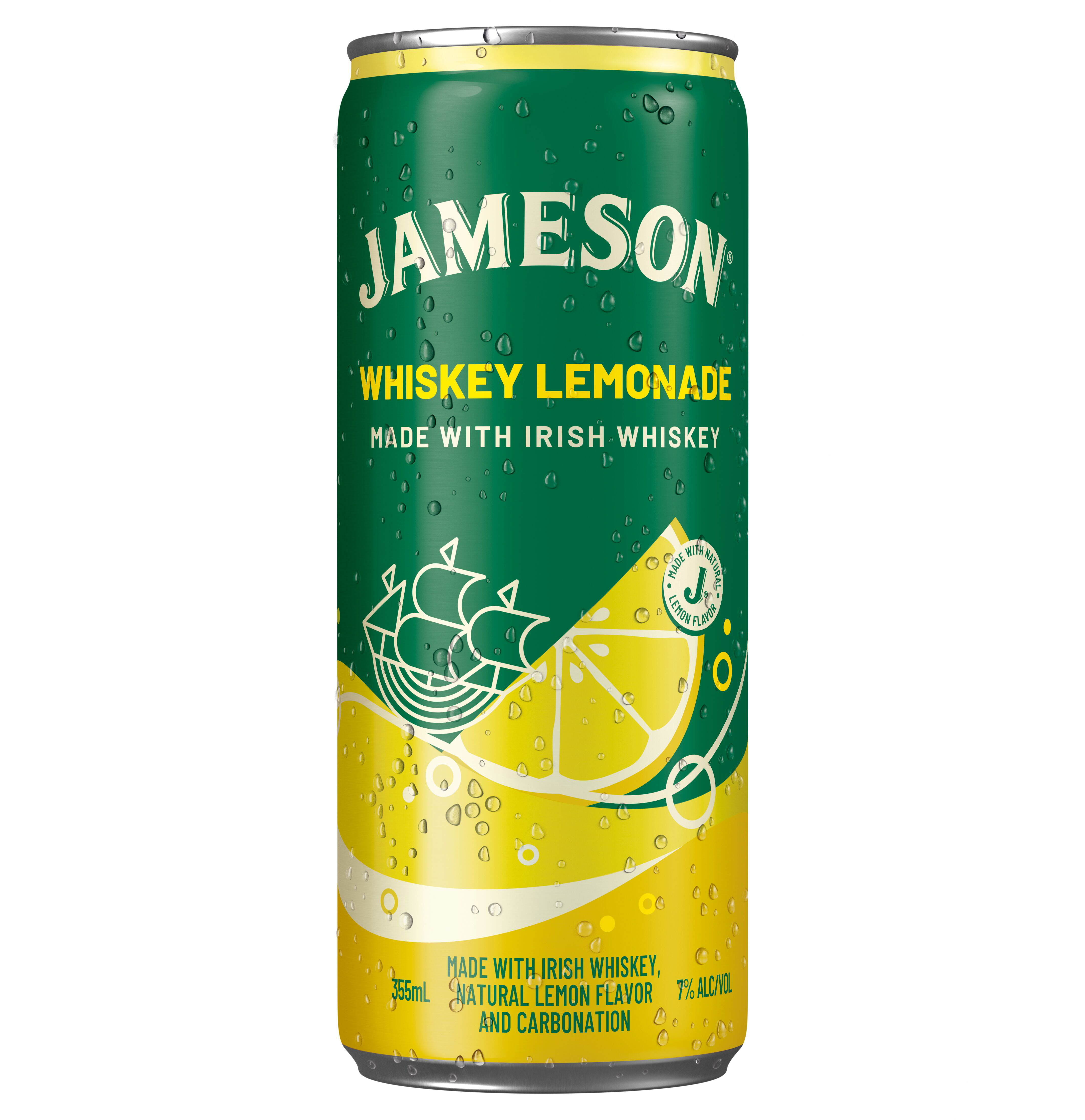 Jameson Lemonade Ready to Drink Irish Whiskey Cocktail, 4 Pack, 12
