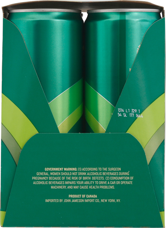 Jameson Ginger and Lime Ready to Drink Irish Whiskey Cocktail, 4