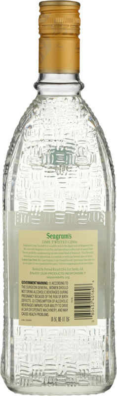 Seagram's Twisted Lime Flavored Gin 750mL, 70 Proof | Giant Eagle