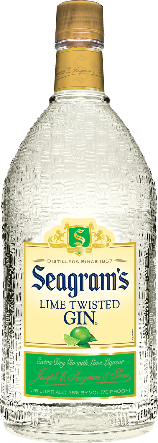 Gin  Seagram's Twisted Lime Flavored Gin 1.75L, 70 Proof | Giant