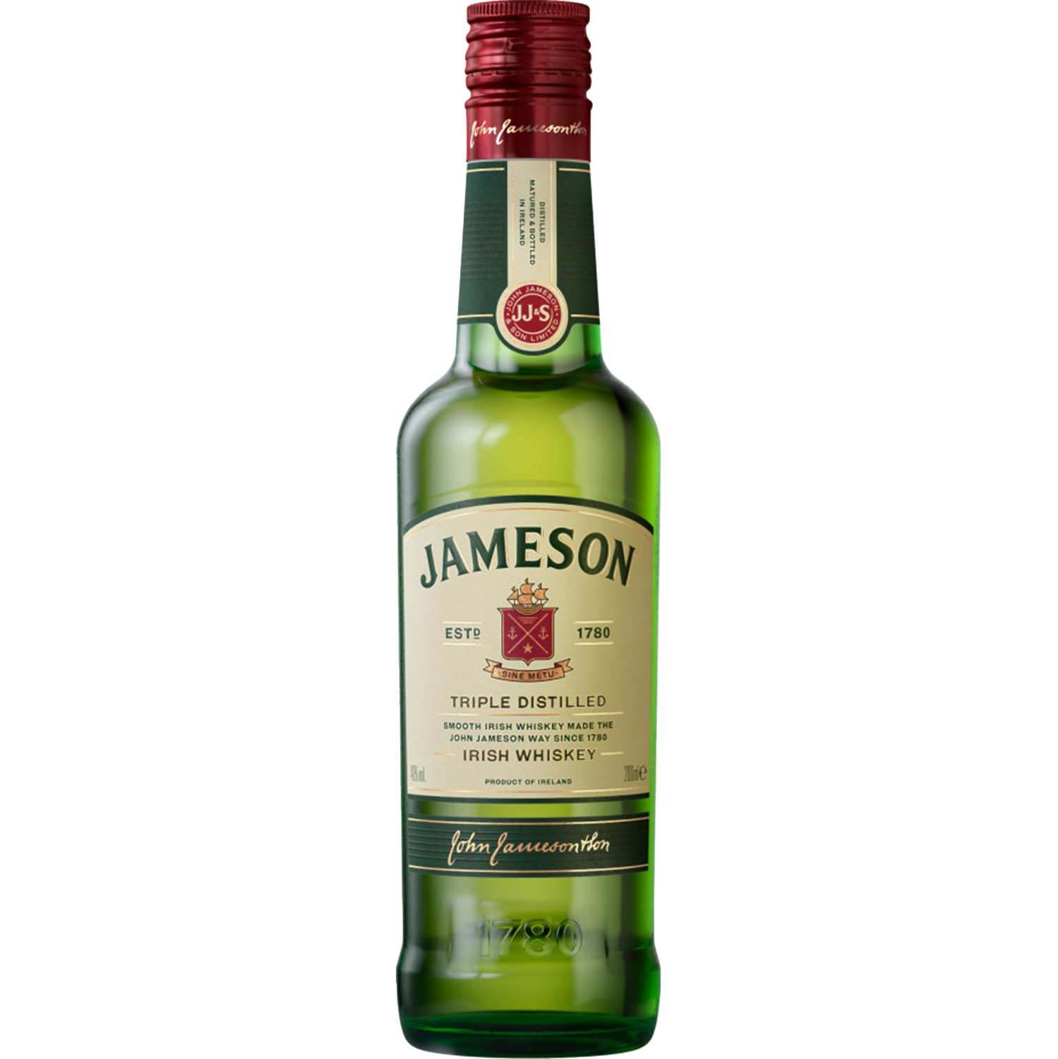 Jameson Original Irish Whiskey, 200 ml Flask, 80 Proof | Giant