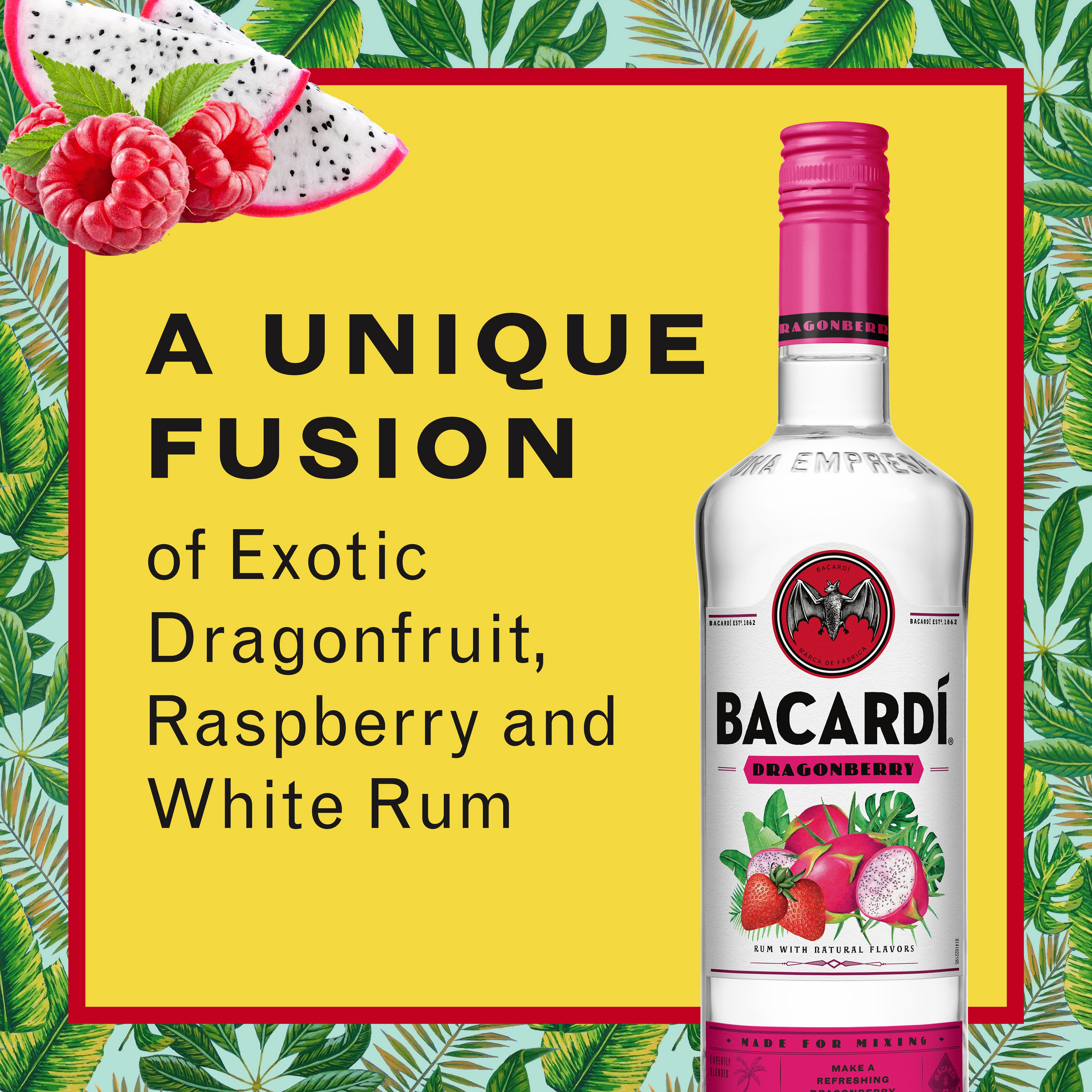 Bacardi Dragonberry Rum, Gluten Free 35% 75Cl/750Ml | Giant Eagle