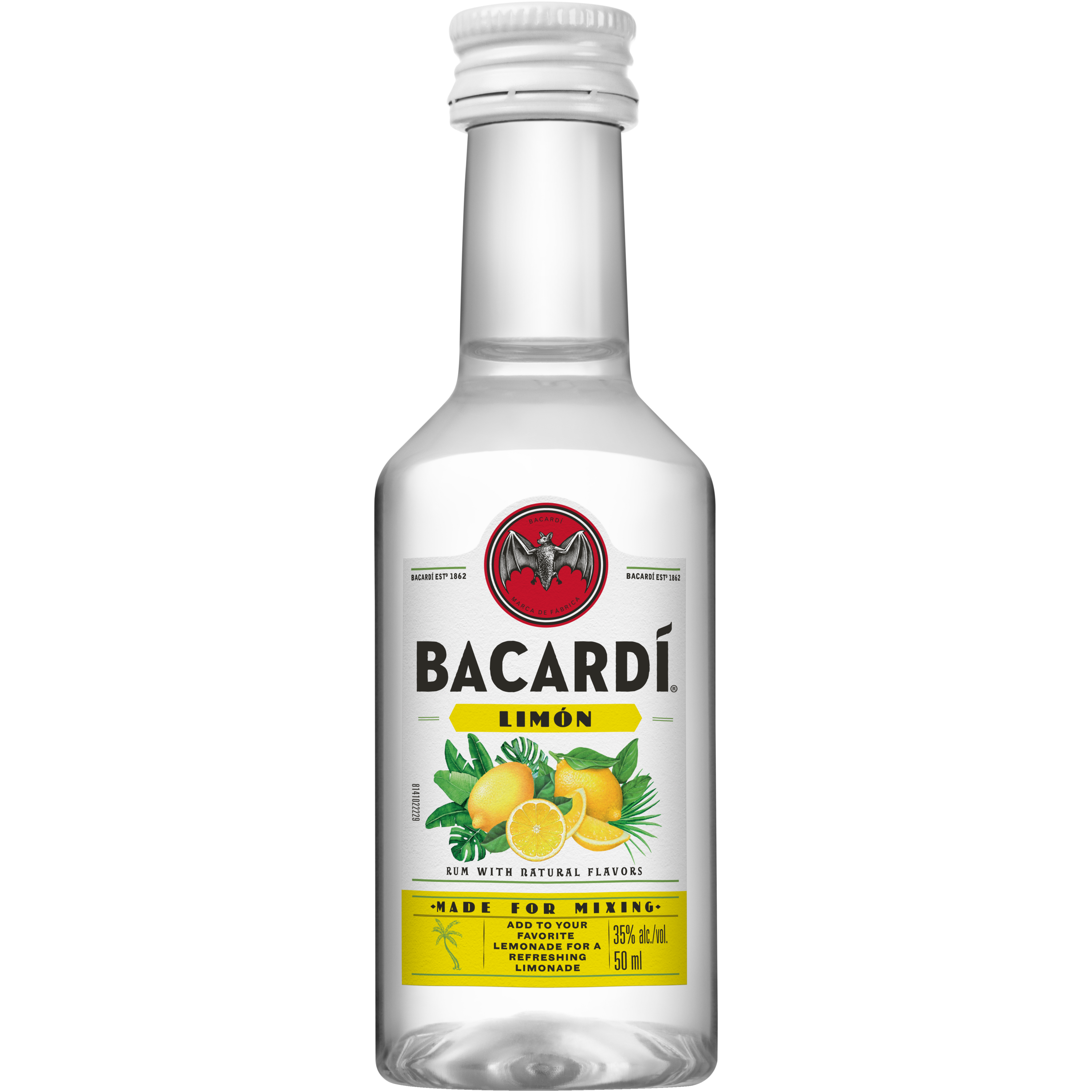 Bacardi Limon Rum, Gluten Free 35% 5Cl/50Ml | Giant Eagle