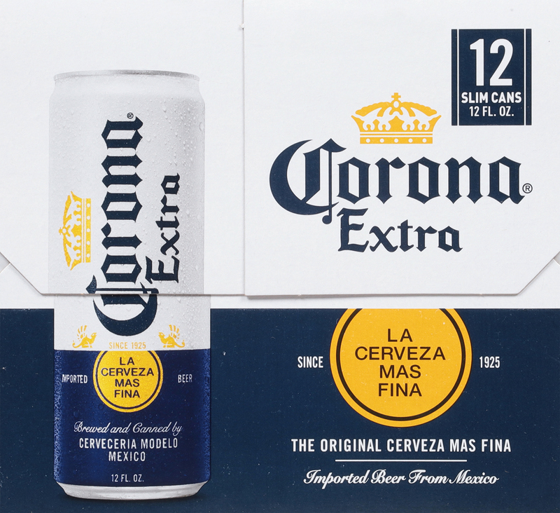 Corona Extra Mexican Lager Import Beer, 12 Pack, 12 Oz Cans
