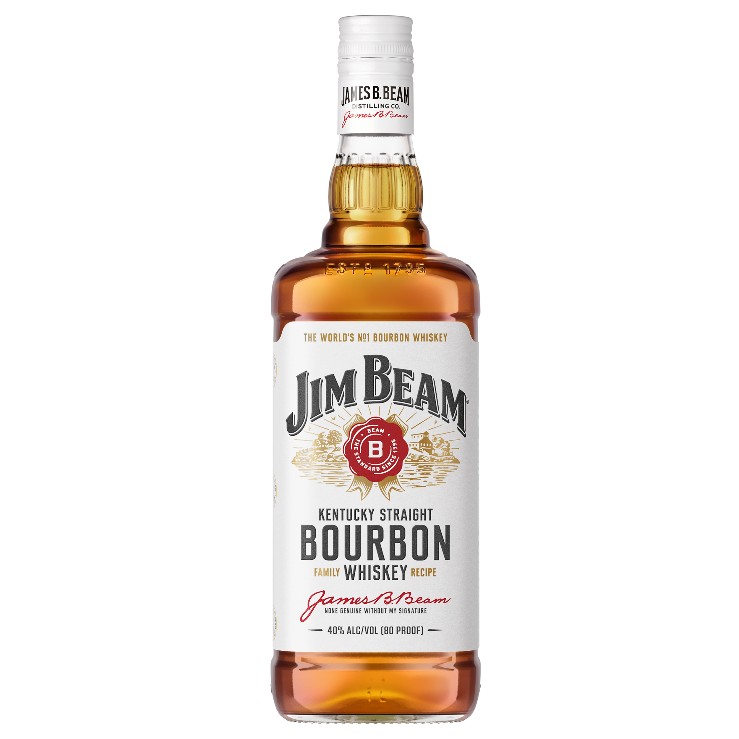 Jim Beam Kentucky Straight Bourbon Whiskey 1 L | Giant Eagle