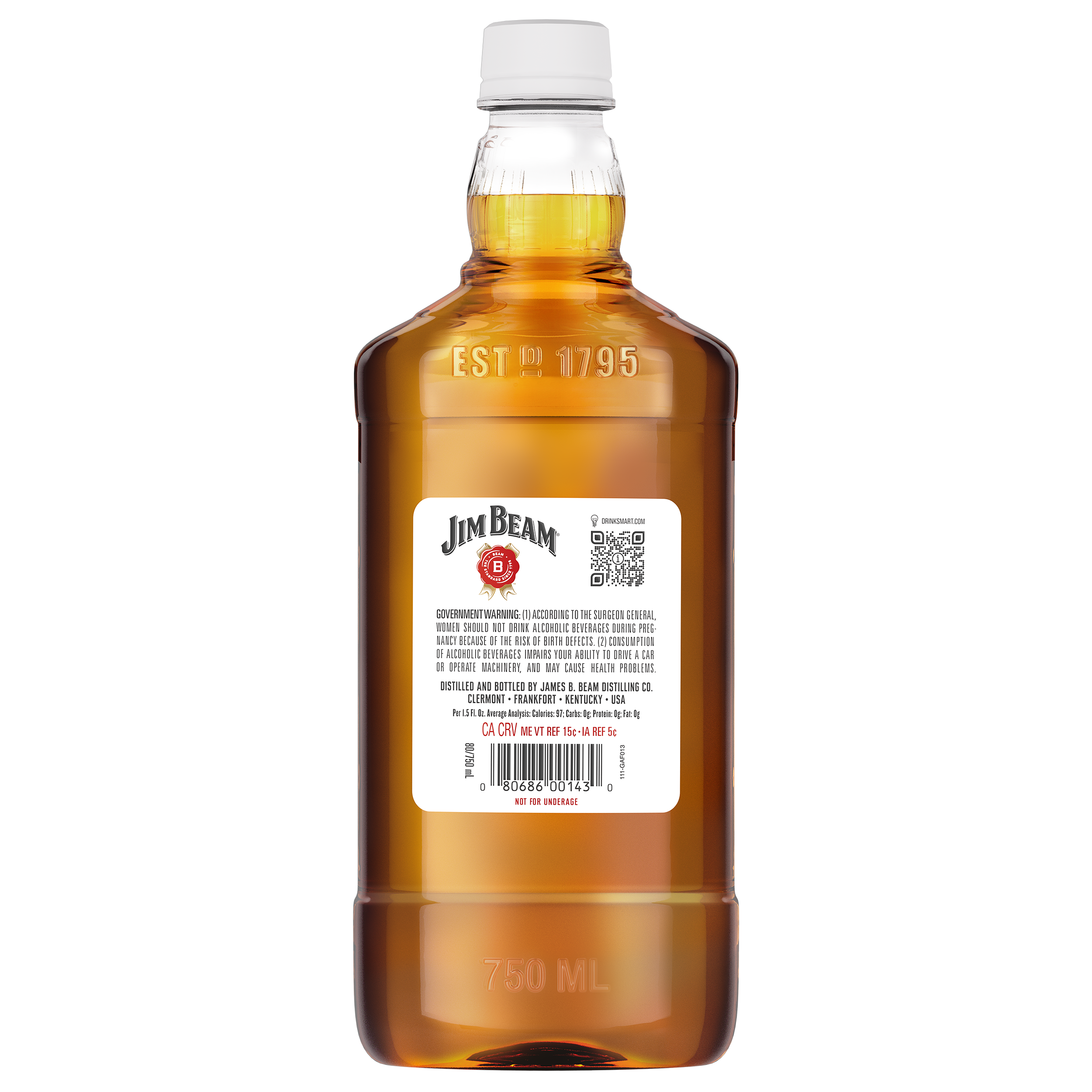 Jim Beam Kentucky Straight Bourbon Whiskey 750 ml | Giant Eagle
