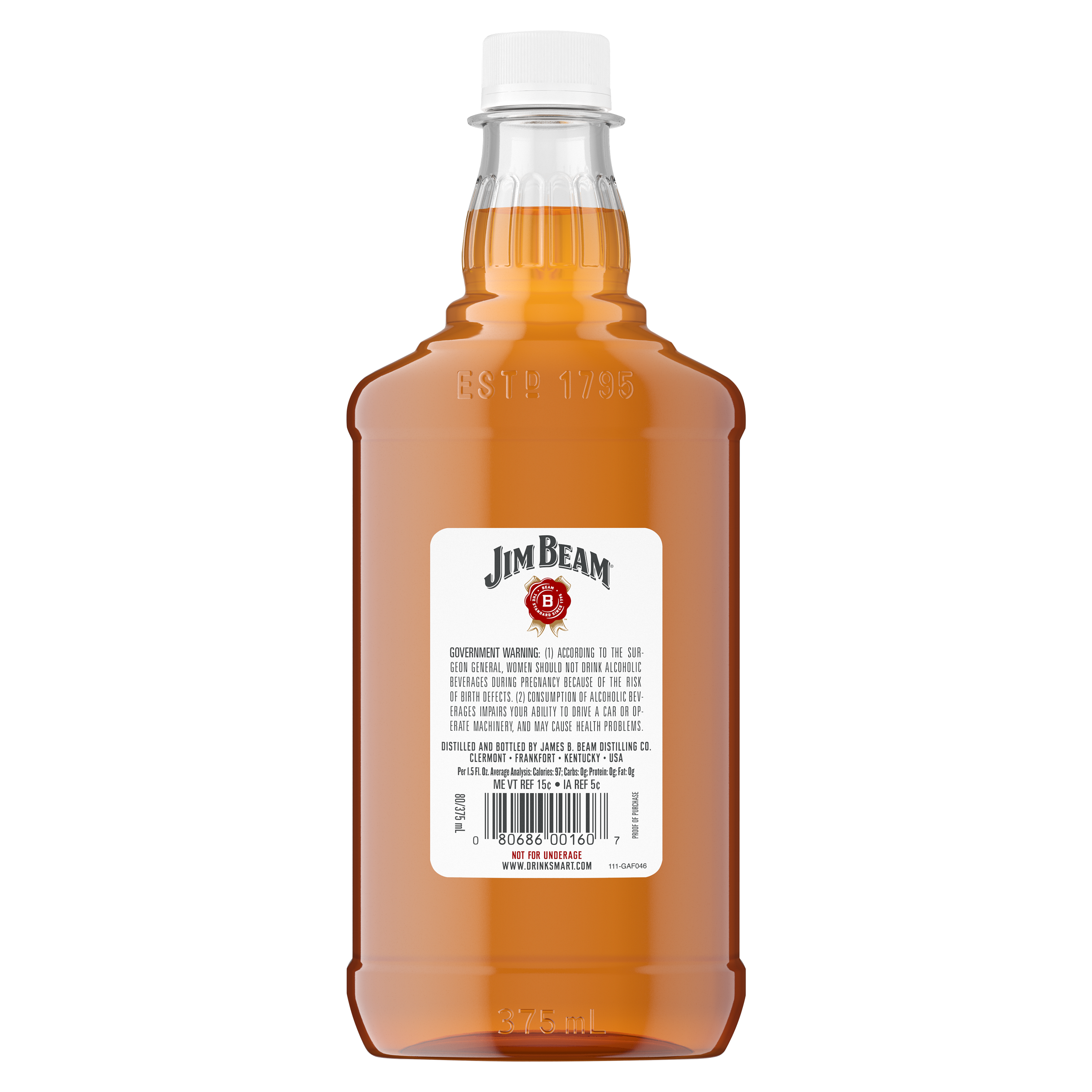 Jim Beam Kentucky Straight Bourbon Whiskey 375 ml | Giant Eagle