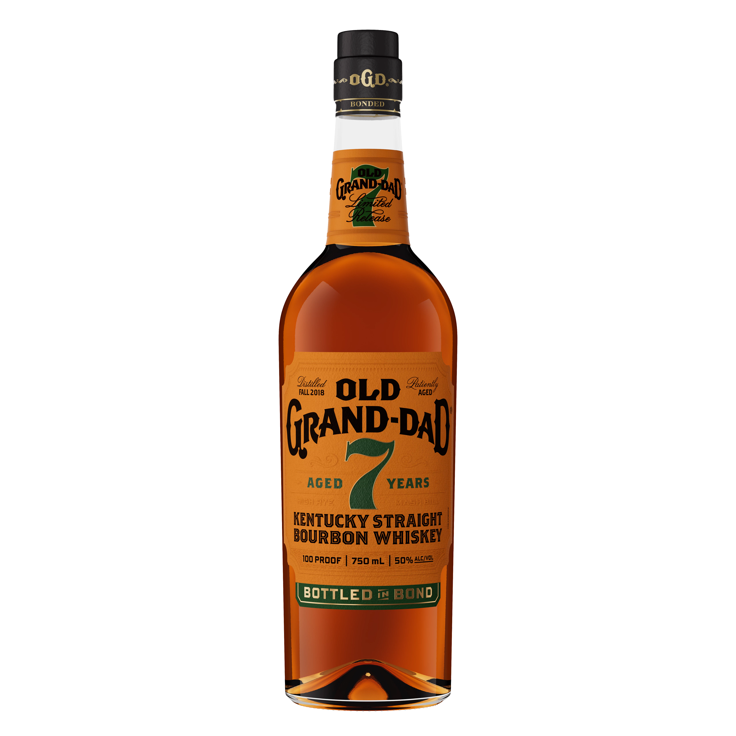 Old Grand-Dad 7 Year Old Bonded Kentucky Straight Bourbon Whiskey
