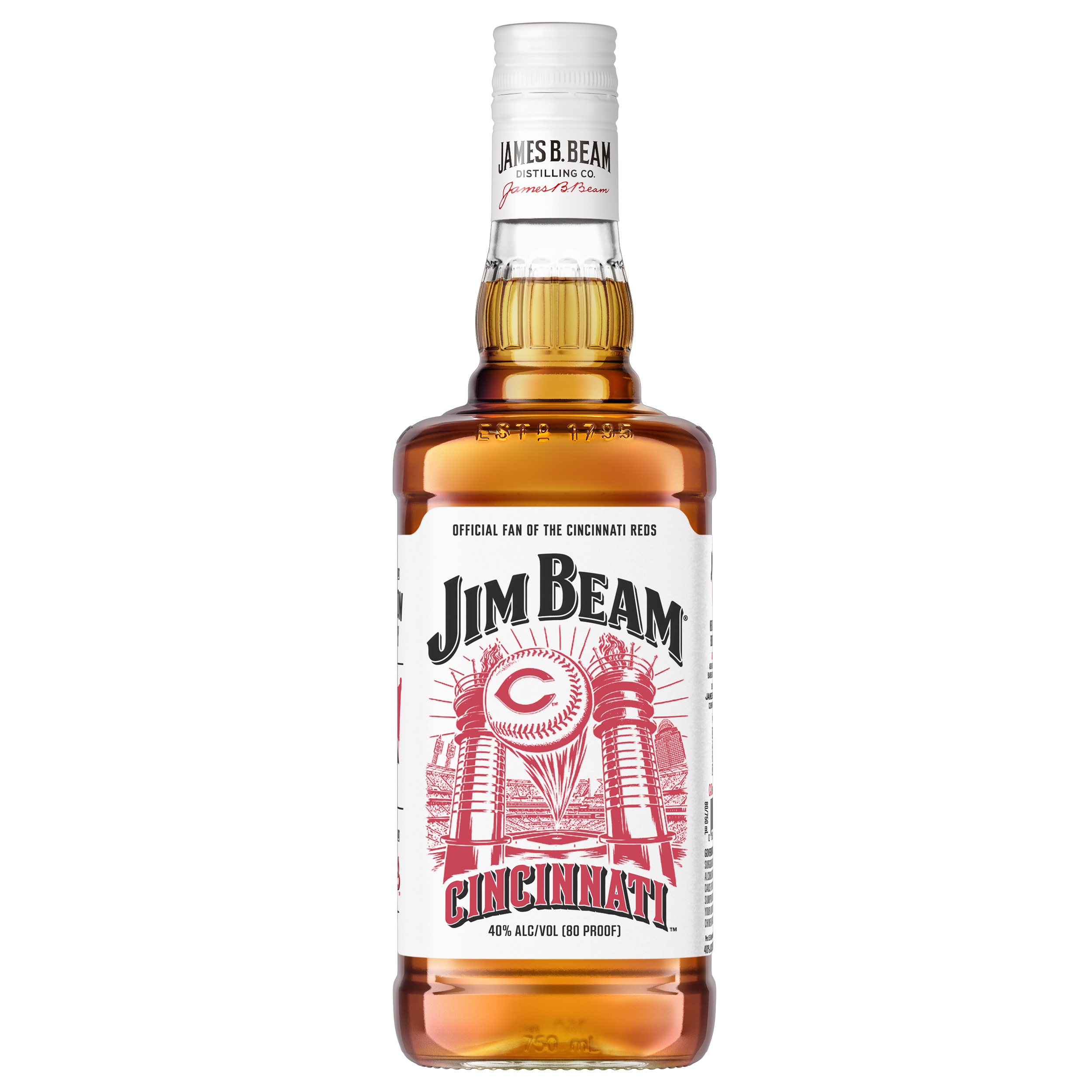 BEAM クラッシックカーボトル 750ml Jim Beam Limited Edition Cincinnati Reds Kentucky Straight Bourbon