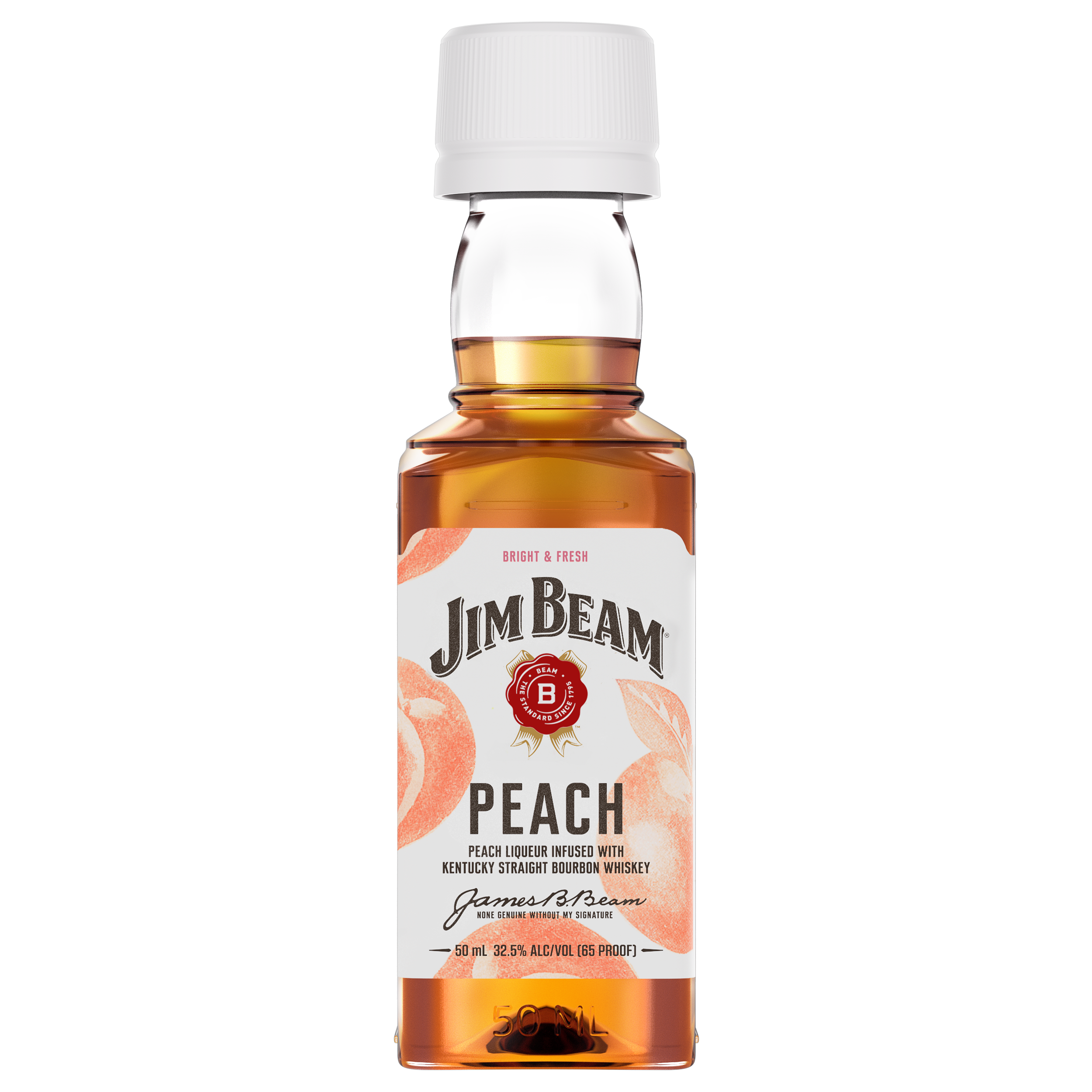 Jim Beam Peach Liqueur with Kentucky Straight Bourbon Whiskey 50
